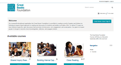 Desktop Screenshot of online.greatbooks.org