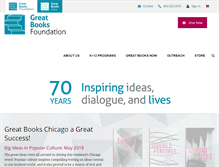 Tablet Screenshot of greatbooks.org